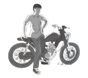 Naik motor recount text