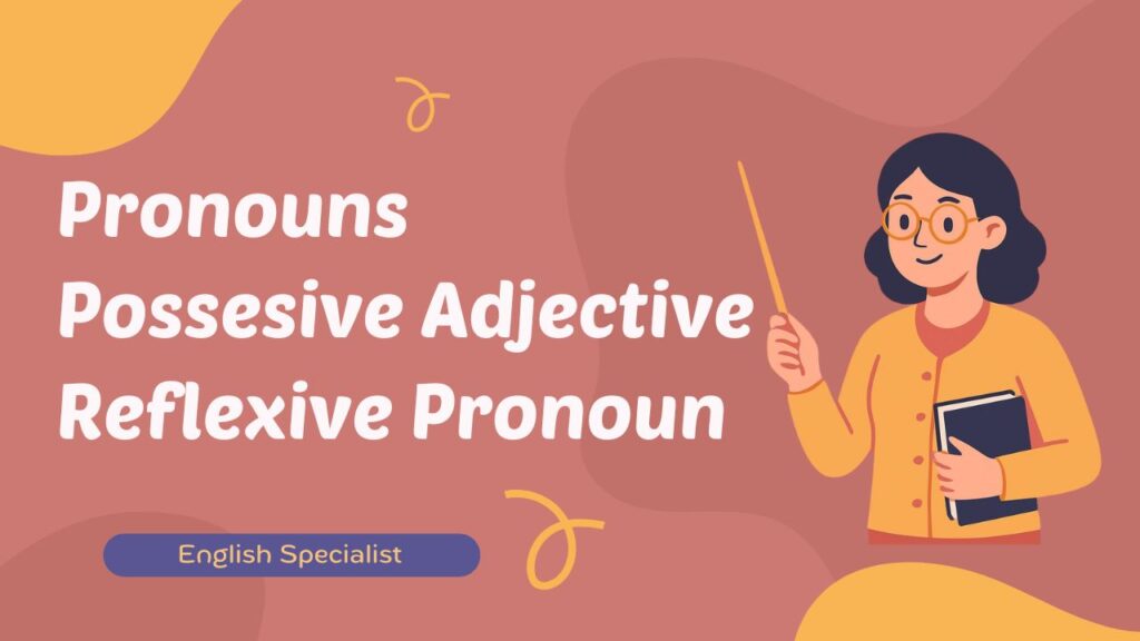Pronouns, Possessive Adjectives, Reflexive Pronoun